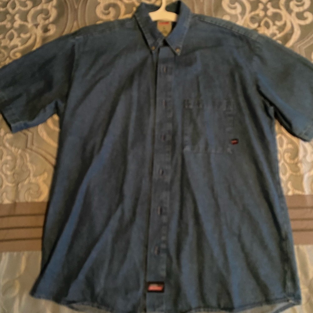 Used Genuine Dickies 100% Cotton Large Shirt